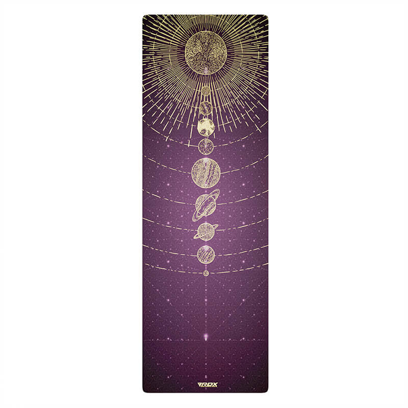 RDX D11 6mm 4-in-1 PU Rubber Yoga Mat Set
