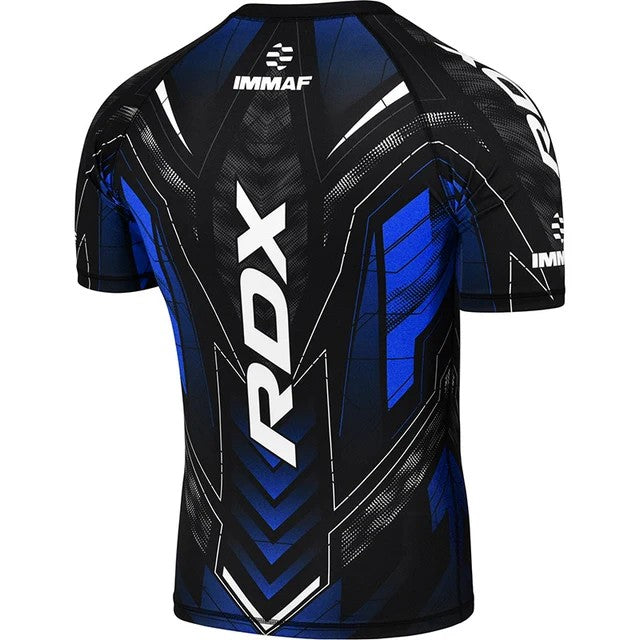 RDX IMMAF Onaylı Kompresyon Tişört MMA ve Dövüş Sporları Antrenman Tişörtü