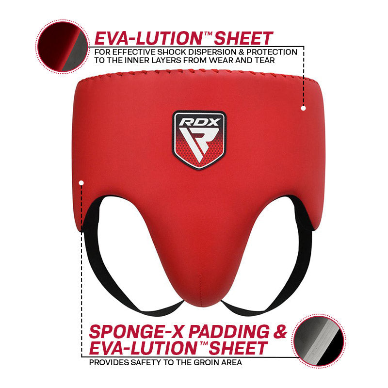 RDX APEX Abdo Groin Protector#color_red