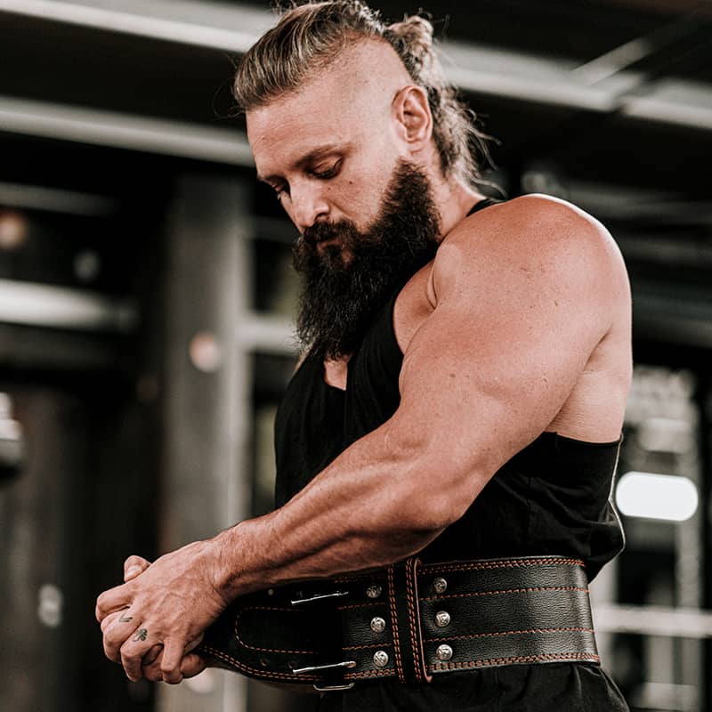 RDX RD1 4†Powerlifting Leather Gym Belt