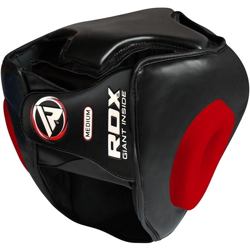 RDX T1 Head Guard With Removable Face Cage#color_red