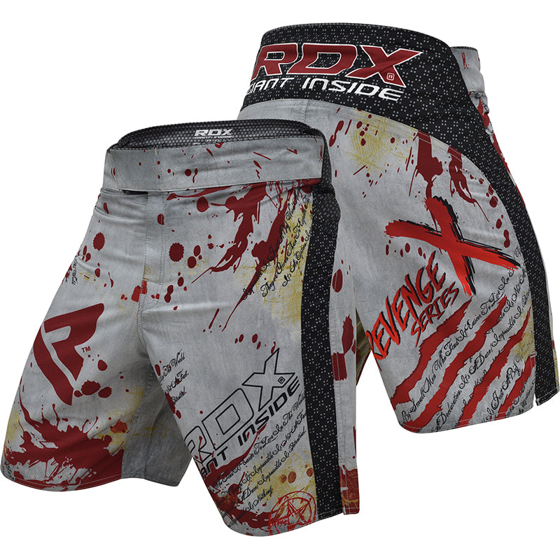 RDX R3 Revenge Series Small White Polyester MMA Shorts