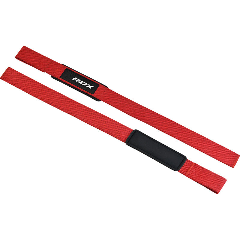 RDX W1 Weight Training Wrist Straps#color_red