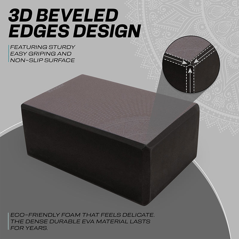 RDX D10 High Density EVA Foam Yoga Blocks Non-Slip Brick