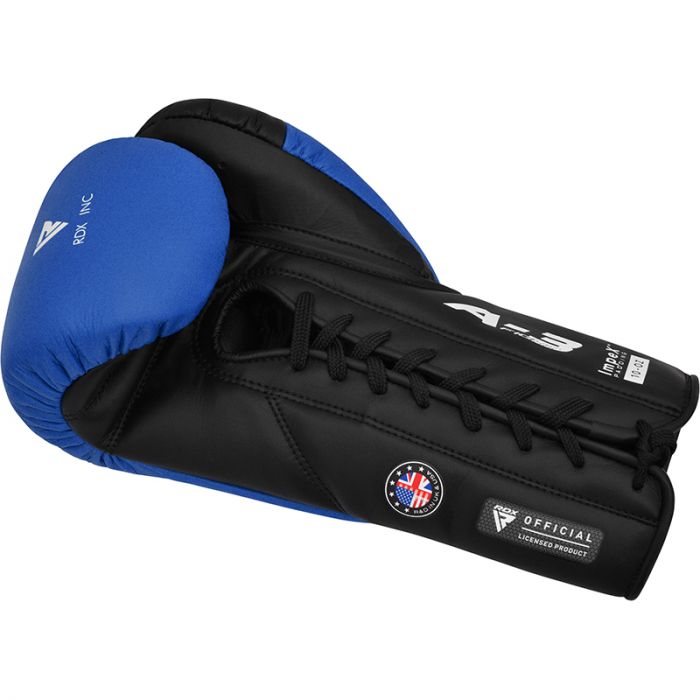 RDX APEX Competition/Fight gloves Lace Up Boxing Gloves red#color_blue