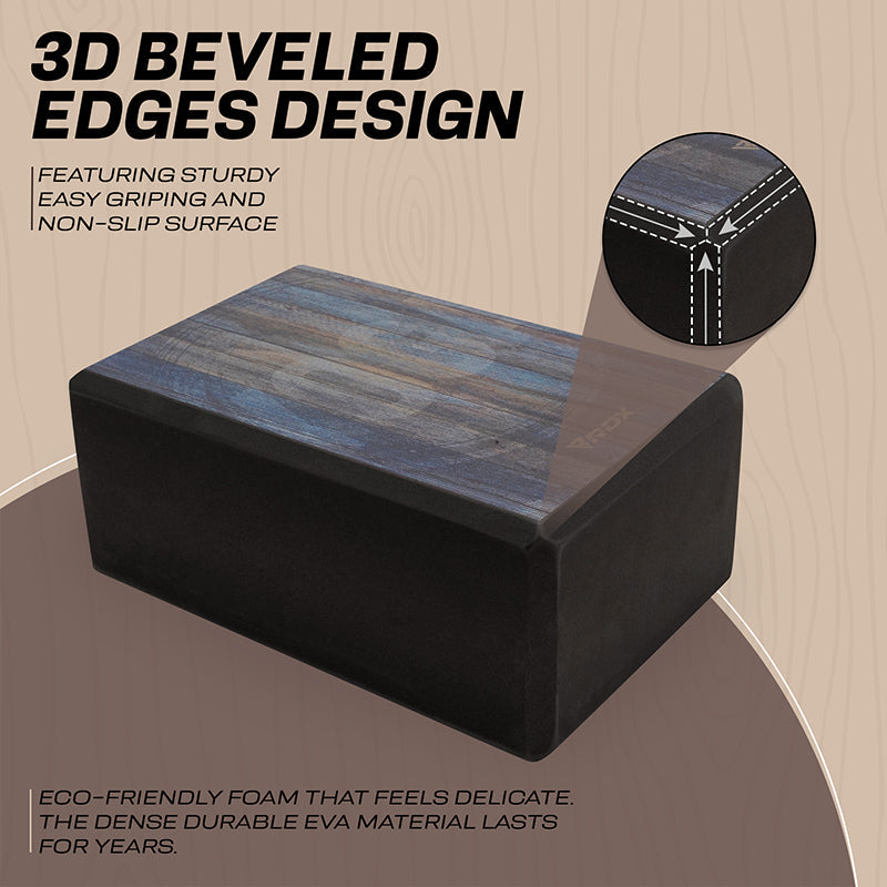 RDX D7 High Density EVA Foam Yoga Blocks Non-Slip Brick