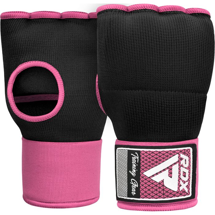 RDX IS Gel Padded Inner Gloves Hook & Loop Wrist Strap for Knuckle Protection OEKO-TEX® Standard 100 certified#color_pink