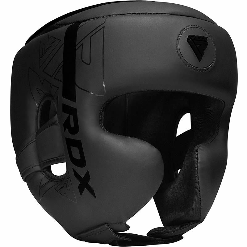 RDX Kara F6 Kafa Koruyucu Profesyonel Boks, Kick Boks ve MMA Baş Koruyucu