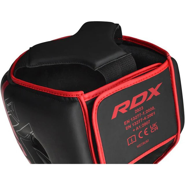 RDX Kara F6 Kafa Koruyucu Profesyonel Boks, Kick Boks ve MMA Baş Koruyucu