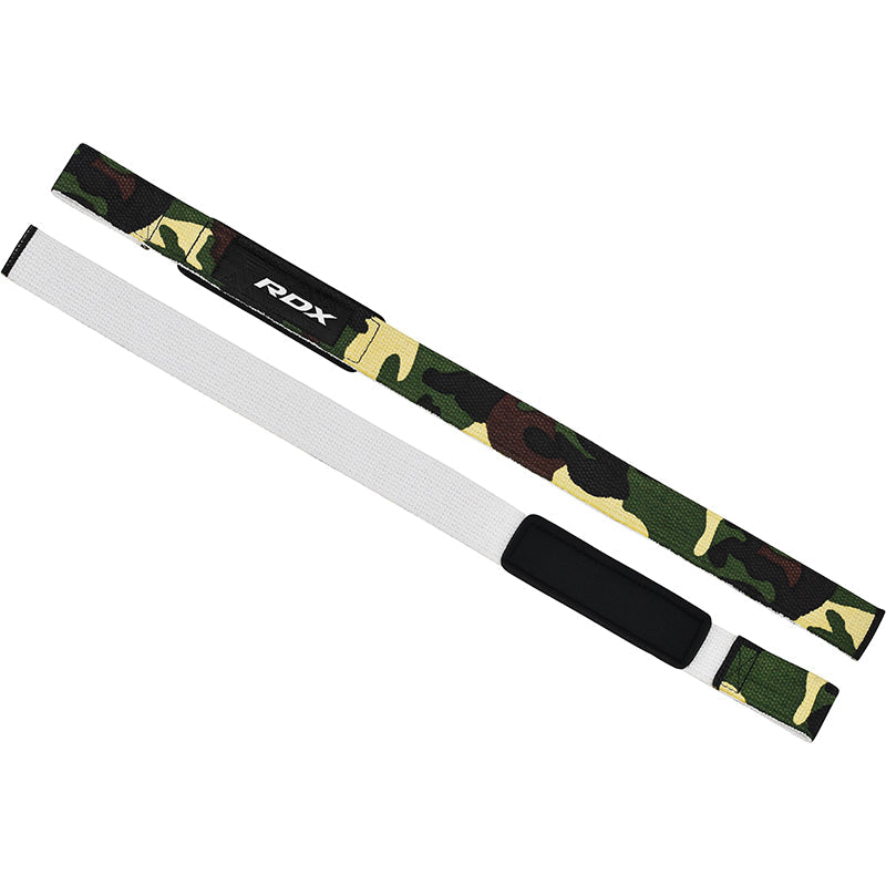 RDX W1 Weight Training Wrist Straps#color_camo-green