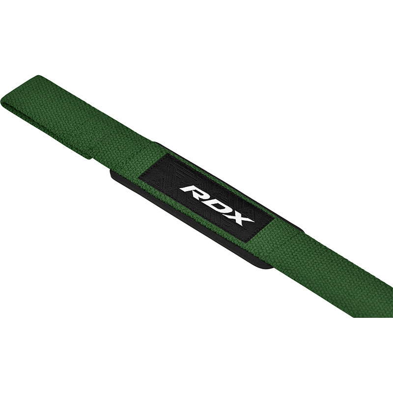 RDX W1 Weight Training Wrist Straps#color_army-green