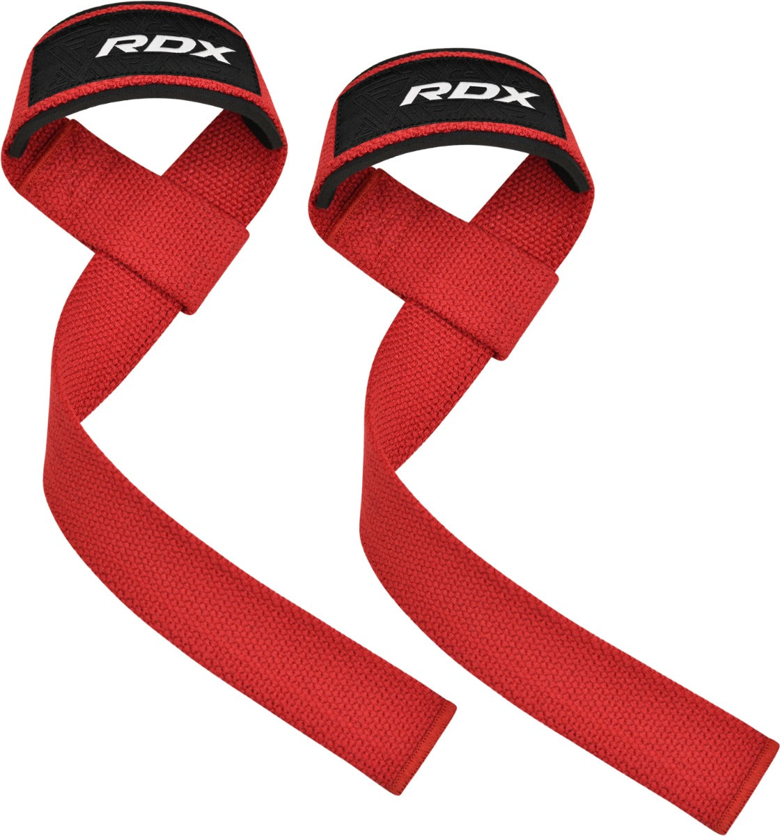 RDX W1 Weight Training Wrist Straps#color_red