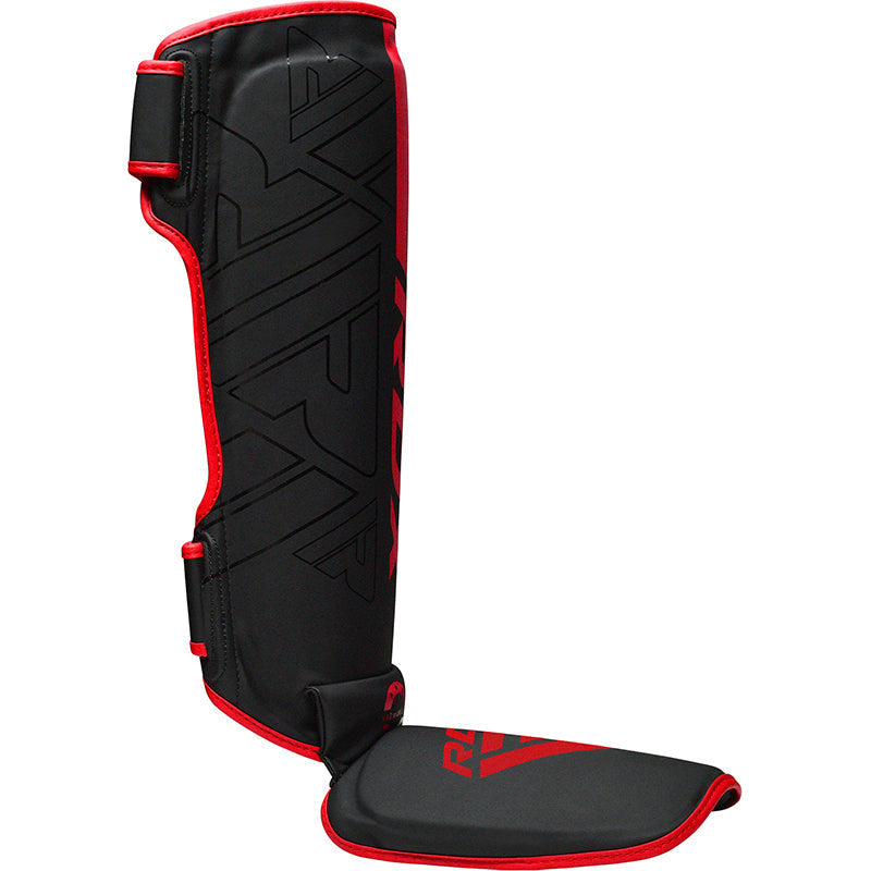 RDX F6 KARA MMA Shin Instep Guards#color_red